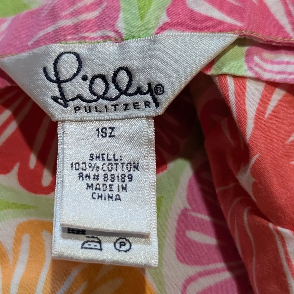 Lilly Pulitzer Sham Standard Citrus Colorful Maximalism Preppy Cottagecore